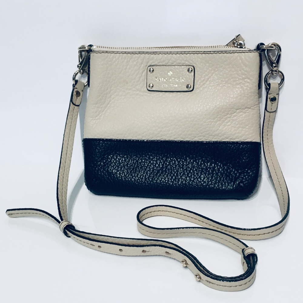 KATE SPADE Two Toned Crossbody (Small) Cream/Black